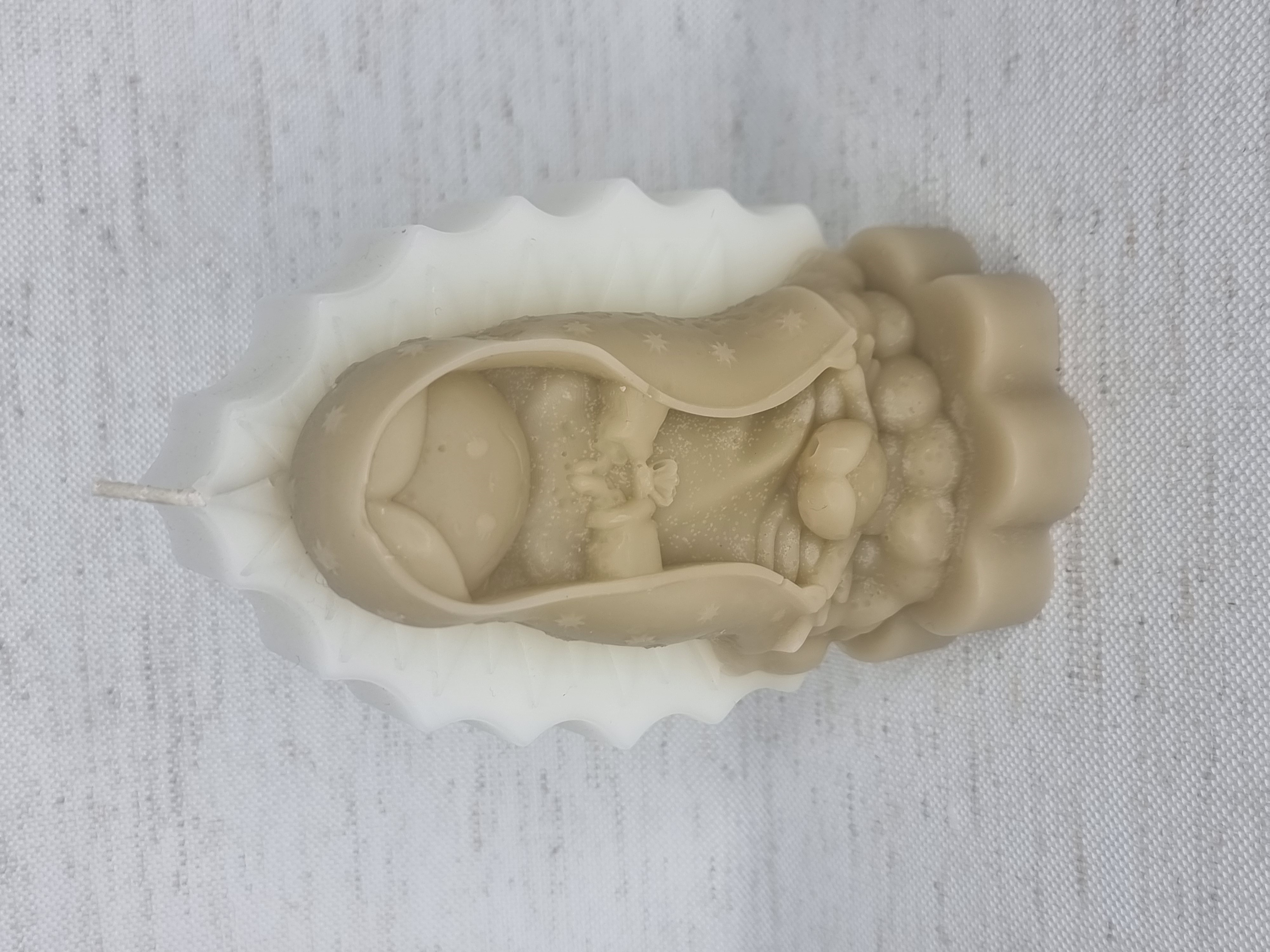 Vela con forma de 3 kindos gatitos